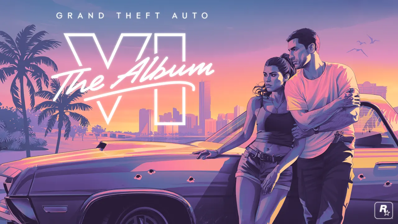 The Album cover art — official Grand Theft Auto VI image, © Rockstar Games